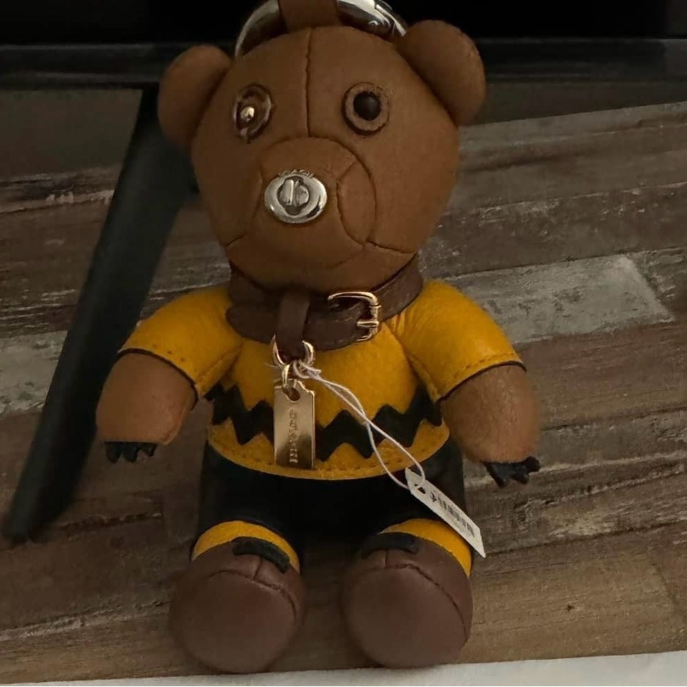 Coach x peanuts Charlie’s brown collectible bag charm